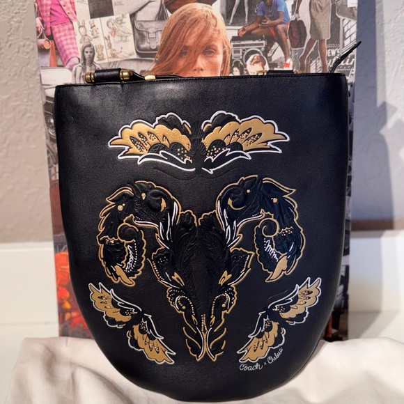 Coach 1941 X Chelsea Champlain Tattoo Bonnie Cashin Kisslock Sling Bag - Picture 2 of 16